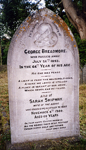 George BREADMORE's grave